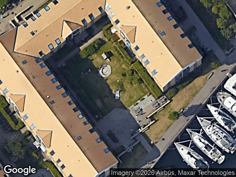 Satellitfoto af Legepladsen v. Strandgade