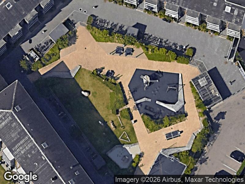 Satellitfoto af Legepladsen v. Frankrigsgade