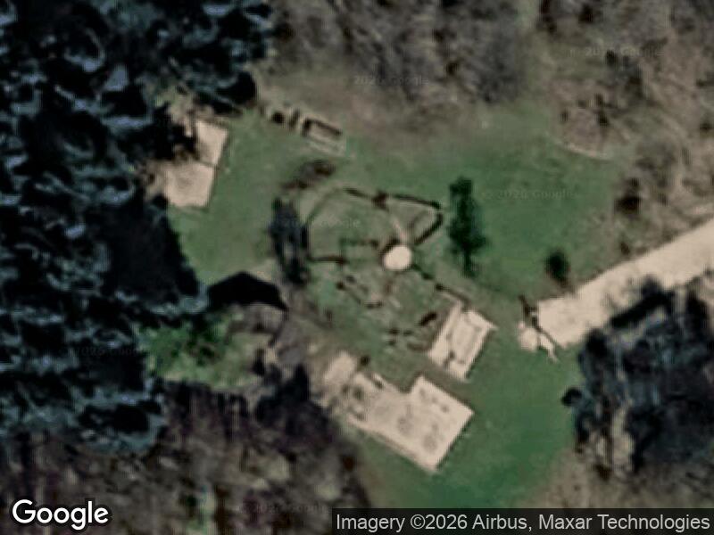 Satellitfoto af Give Museumsskov Skovlegeplads