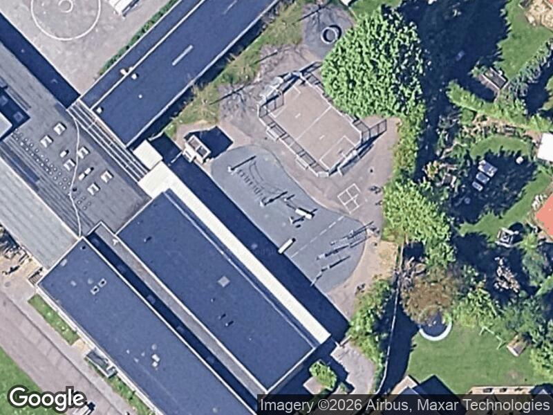 Satellitfoto af Legepladsen v. Nordvangsvej