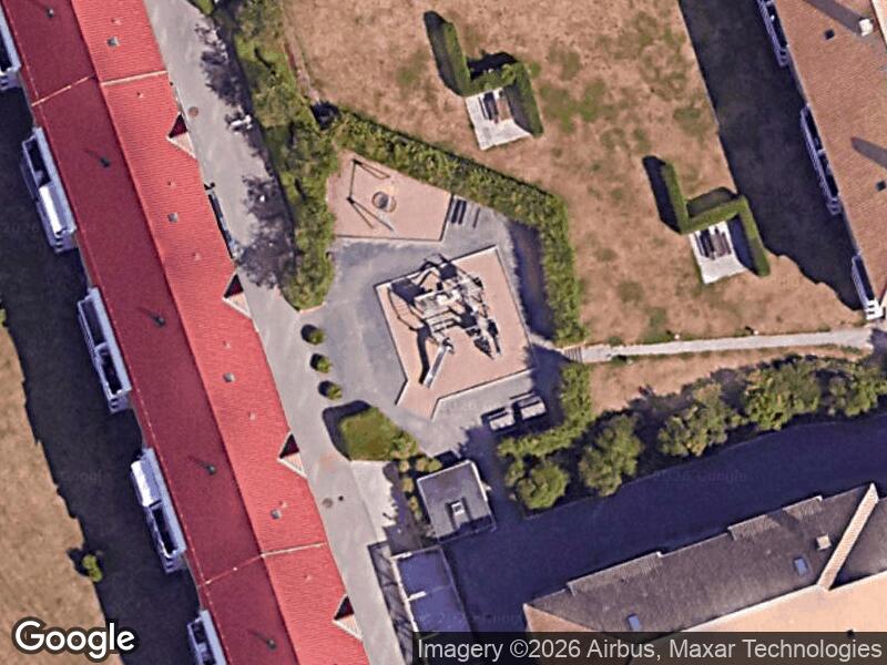 Satellitfoto af Legepladsen v. Baunehøjvej