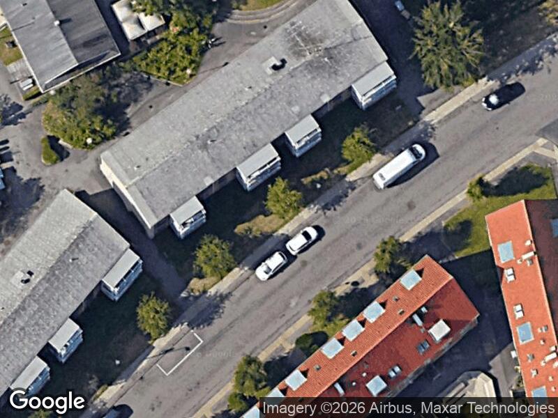Satellitfoto af Legepladsen v. Klitmøllervej