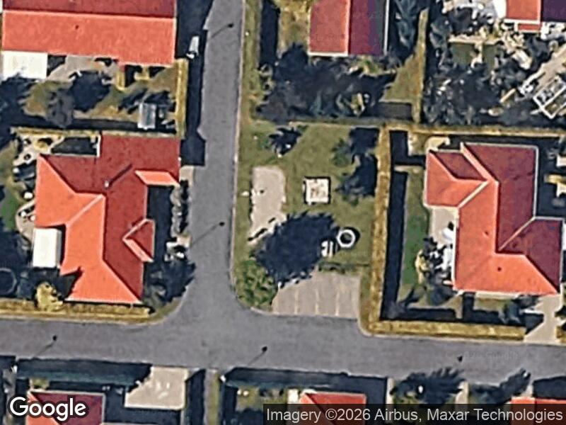 Satellitfoto af Legepladsen v. Rødkildebanken