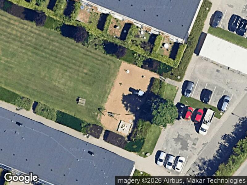 Satellitfoto af Legepladsen v. Kjærslund