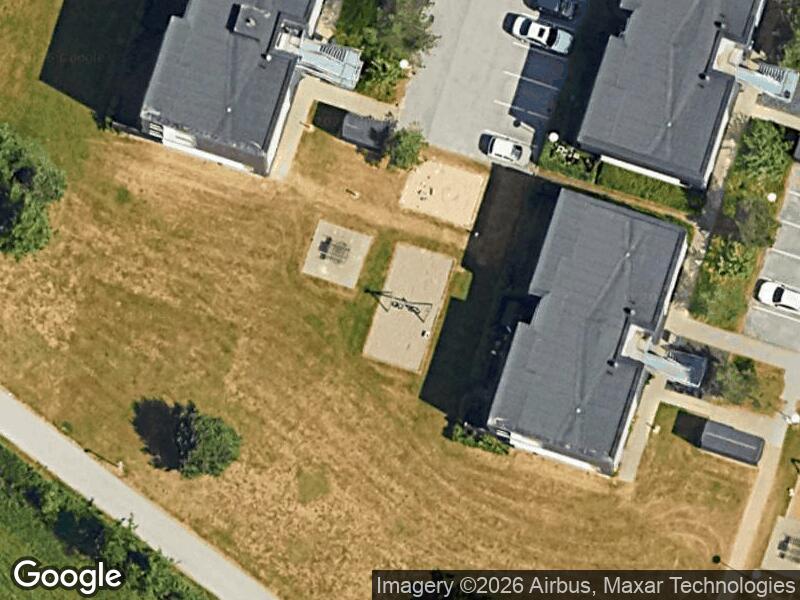 Satellitfoto af Legepladsen v. Marie Curies Alle