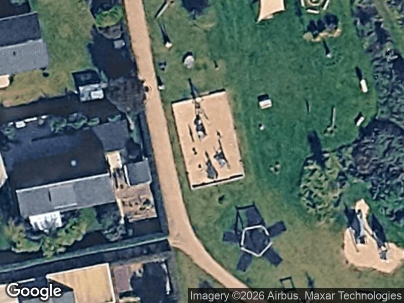 Satellitfoto af Legepladsen Hans Rasmussens Have