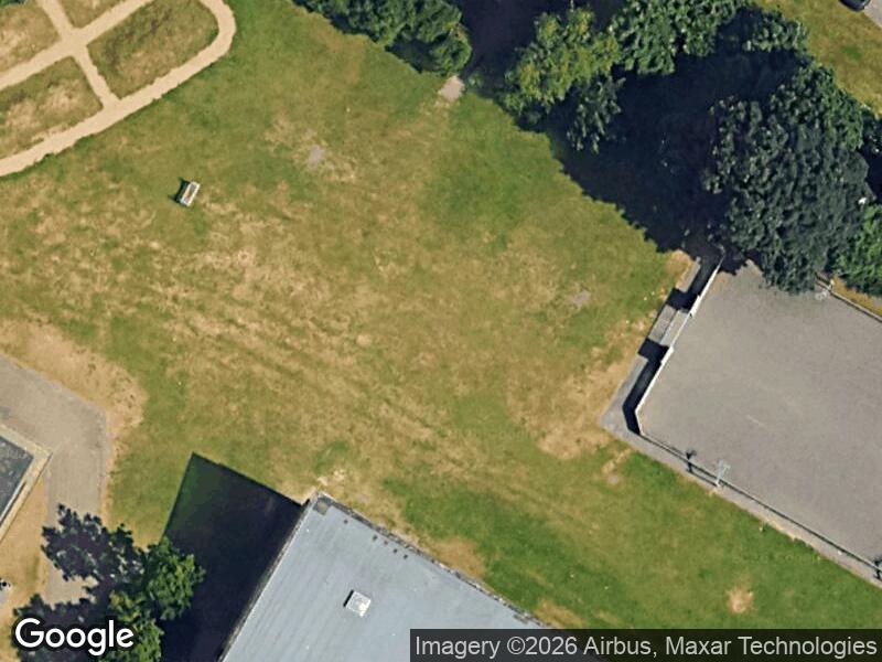 Satellitfoto af Legepladsen v. Thulevej