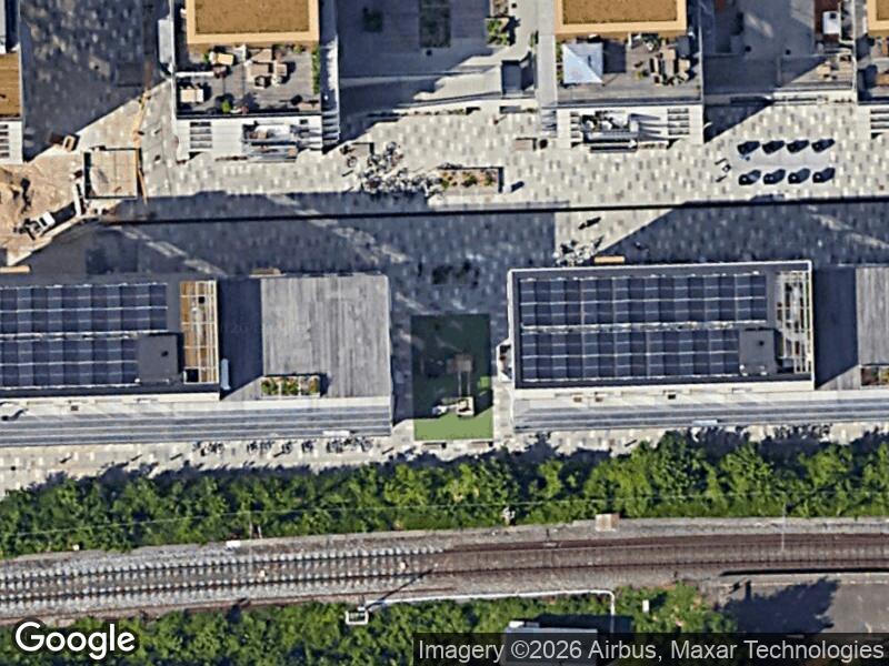Satellitfoto af Legepladsen v. Rødovre Port