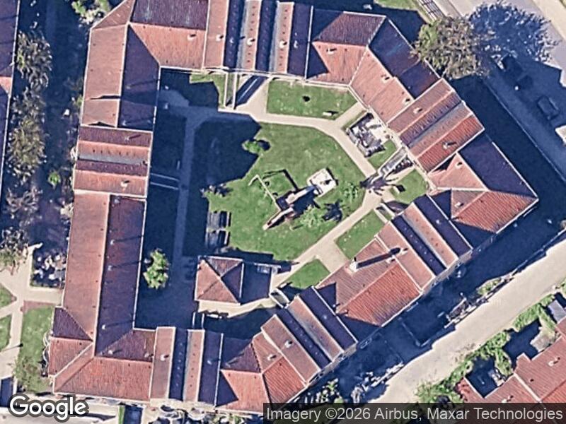 Satellitfoto af Legepladsen v. Klakkehøj