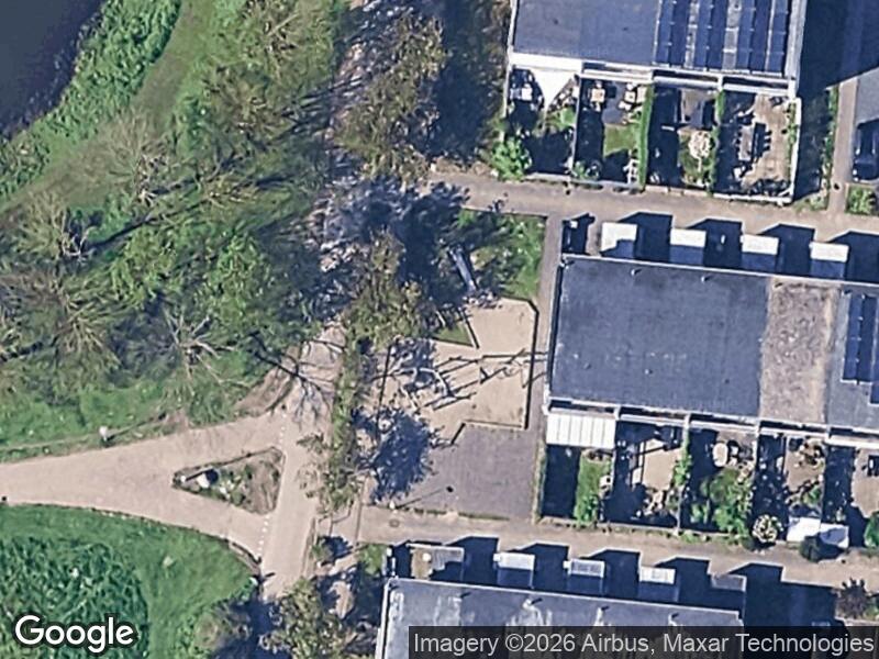 Satellitfoto af Legepladsen v. Jægerhusene