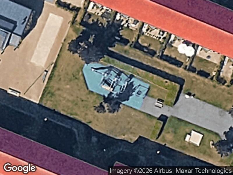 Satellitfoto af Legepladsen v. Hillerødsholmsalle