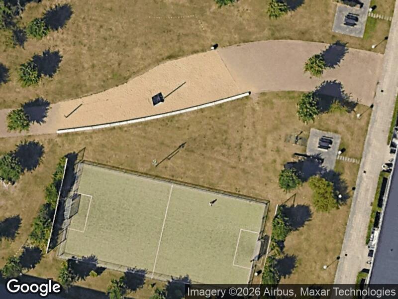Satellitfoto af Den skæve legeplads