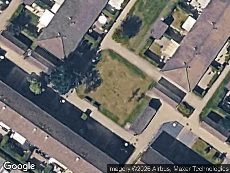 Satellitfoto af Legepladsen v. Morbærhegnet