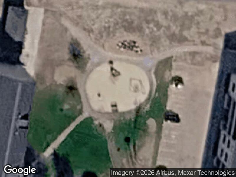 Satellitfoto af Legepladsen v. Thyrasvej