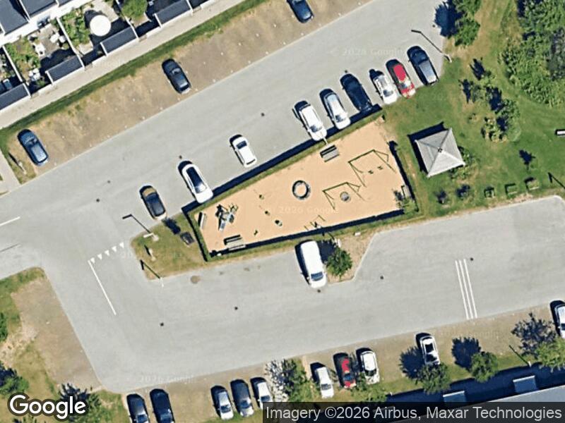 Satellitfoto af Legepladsen v. Lærkehaven