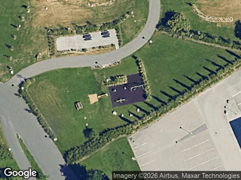Satellitfoto af Legepladsen v. Olof Palmes Allé