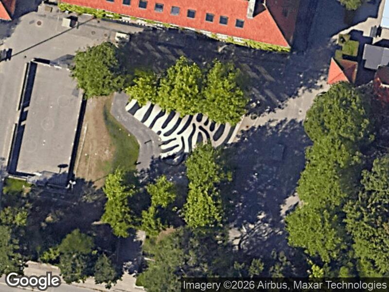Satellitfoto af Legepladsen v. Brogårdsvej