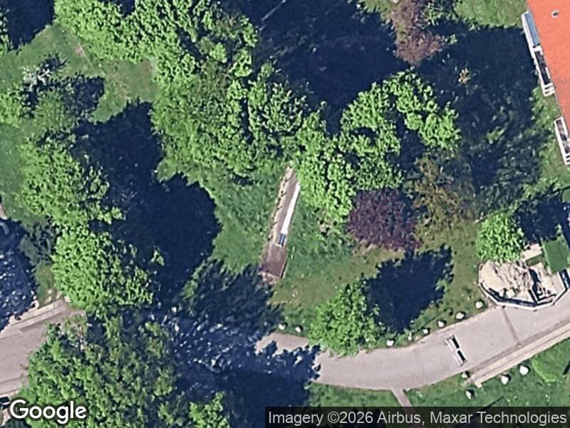 Satellitfoto af Legepladsen v. Høgemosen