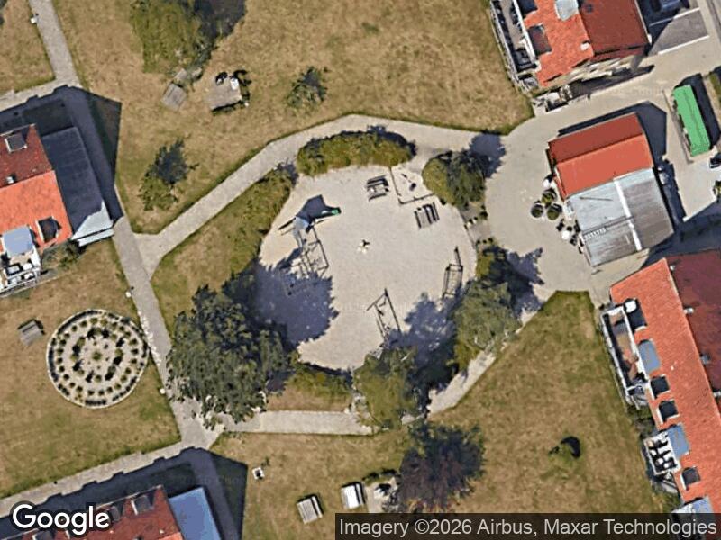 Satellitfoto af Legepladsen v. Helmer Søgårds Alle