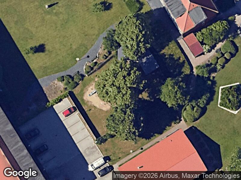 Satellitfoto af Legepladsen v. Østerbæksvej