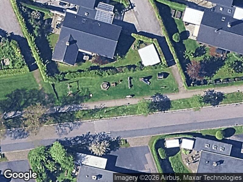 Satellitfoto af Legepladsen v. Ryttervænget