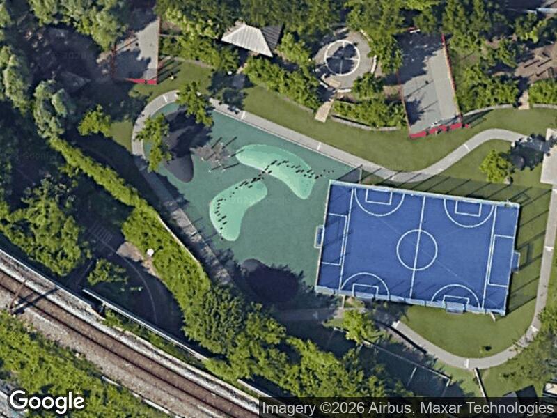 Satellitfoto af Legepladsen v. Valby Langgade