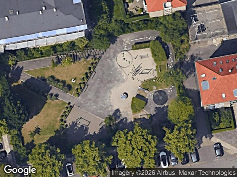 Satellitfoto af Legepladsen på Georginevej