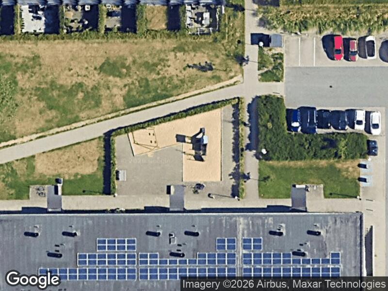 Satellitfoto af Legepladsen v. Haurumsvej