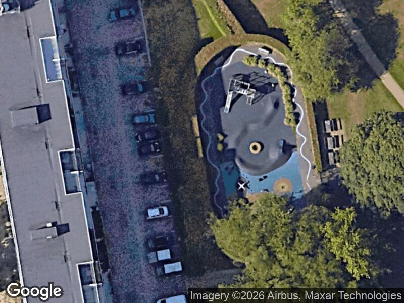 Satellitfoto af Legepladsen i Ordrup Park