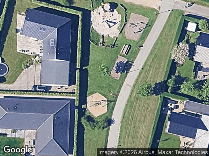 Satellitfoto af Legepladsen v. Møllemoseparken