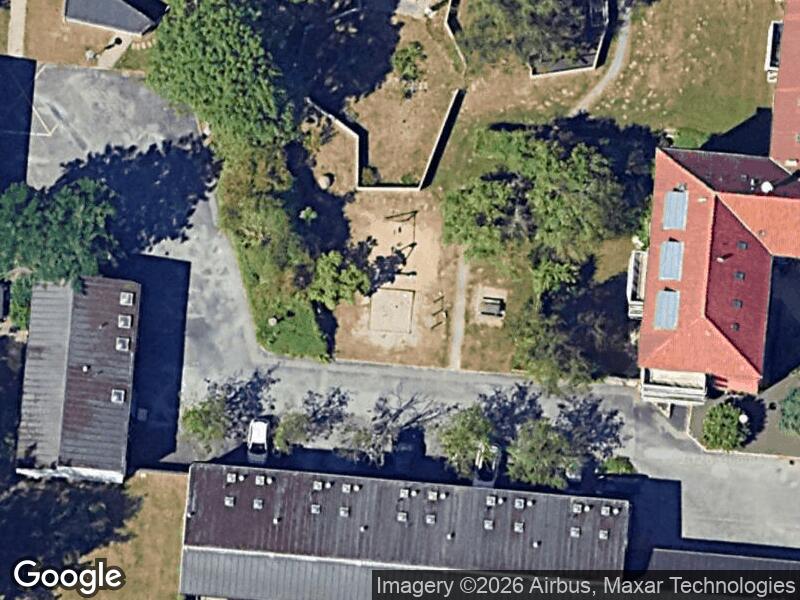Satellitfoto af Legepladsen v. Kløvervænget