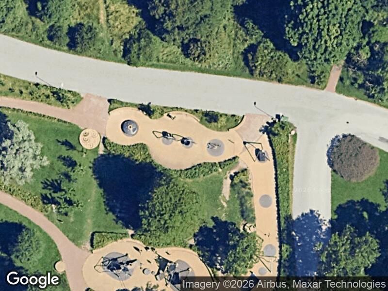 Satellitfoto af Legepladsen i Botanisk Have