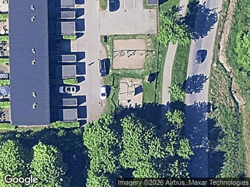 Satellitfoto af Legepladsen v. Marbæk Park