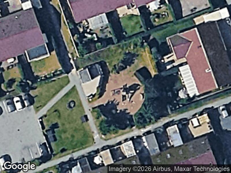 Satellitfoto af Legepladsen v. Åsbjergvænge