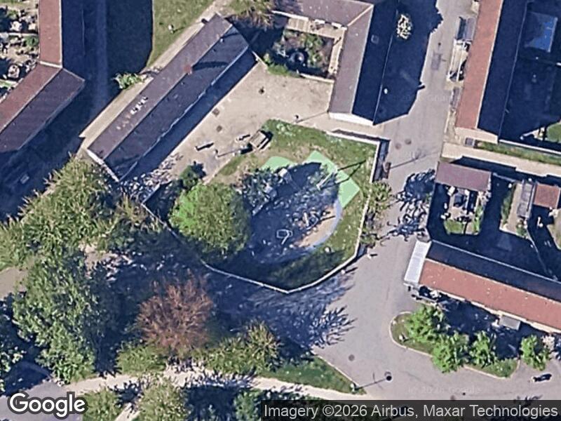 Satellitfoto af Legepladsen v. Spindestræde