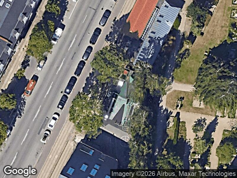 Satellitfoto af Legepladsen v. Øster Farimagsgade