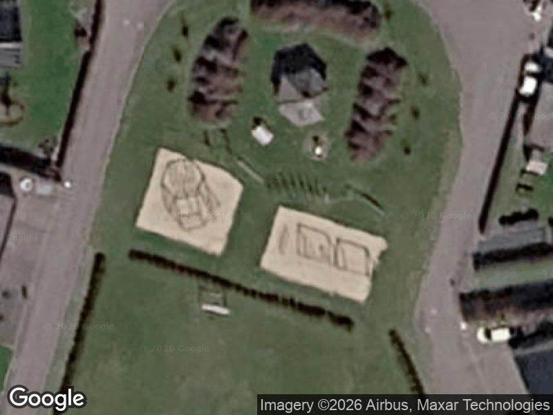 Satellitfoto af Legepladsen v. Lillevang