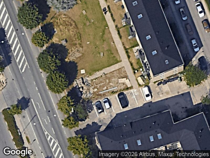 Satellitfoto af Legepladsen v. Kørvelstien