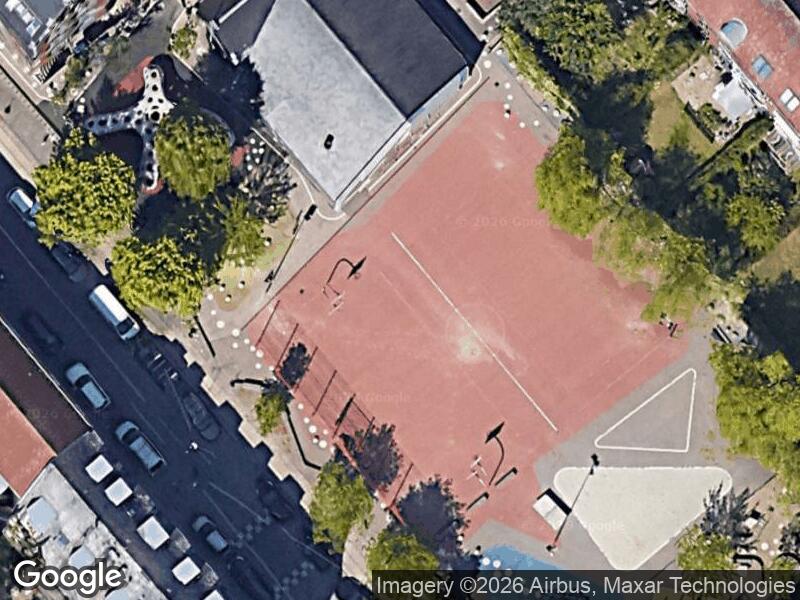 Satellitfoto af Legepladsen v. Prinsesse Charlottes Gade