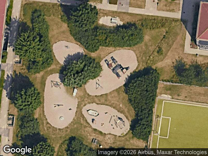 Satellitfoto af Legepladsen v. Resenlund