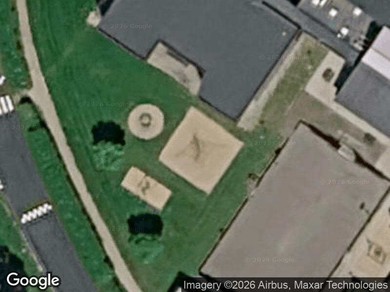 Satellitfoto af Legepladsen v. Kirkevej