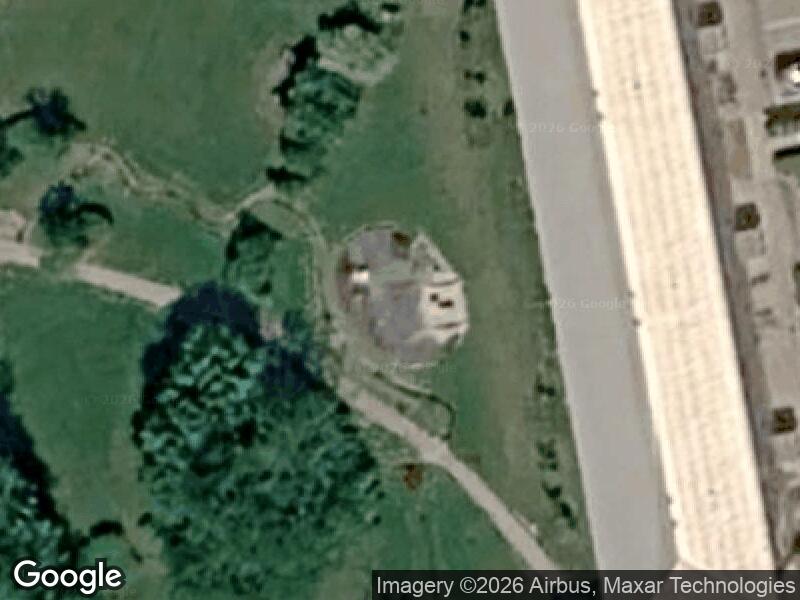 Satellitfoto af Legepladsen v. Hybenvej