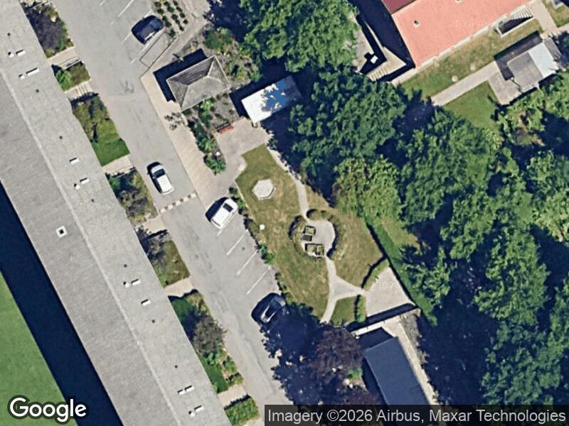 Satellitfoto af Legepladsen v. Tranekærparken