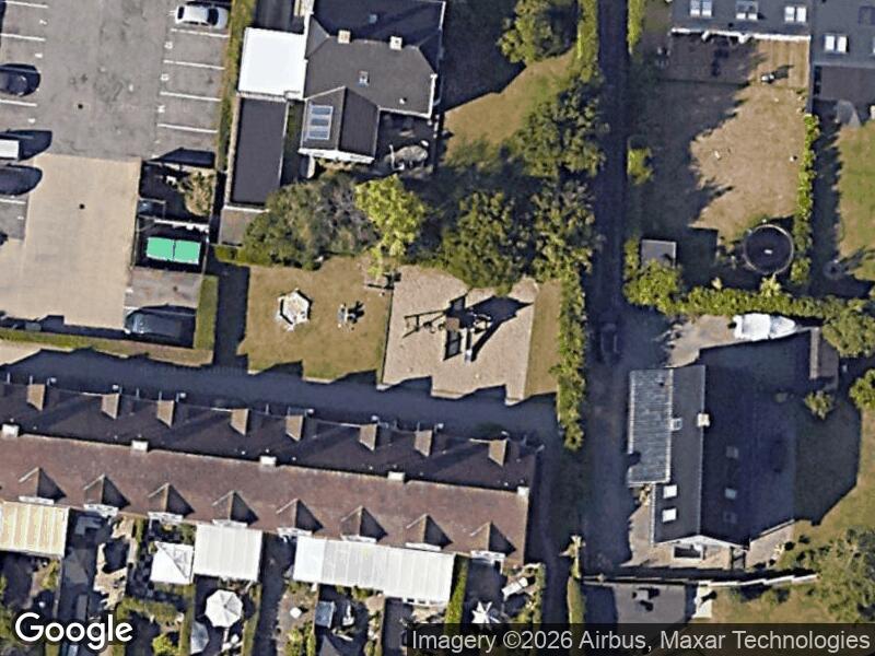 Satellitfoto af Legepladsen v. Borreparken