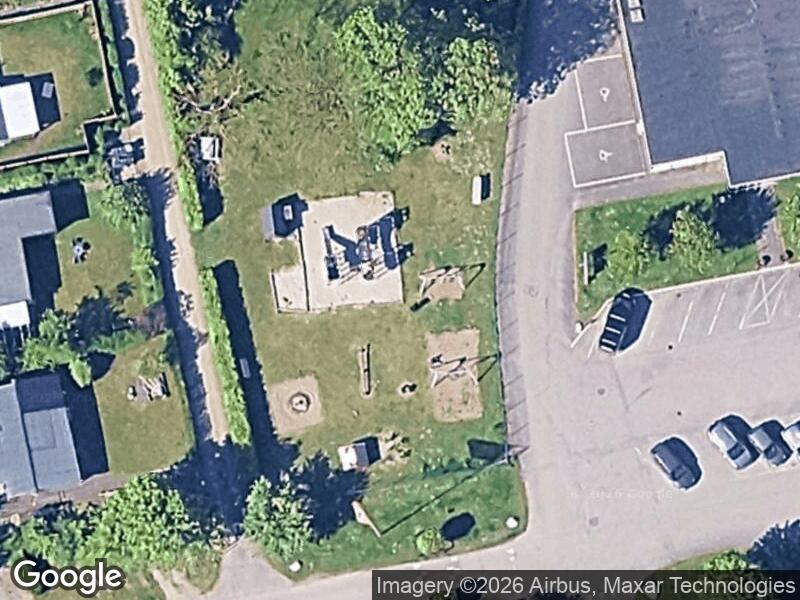 Satellitfoto af Legepladsen v. Dührings Plads