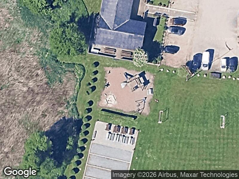 Satellitfoto af Legepladsen v. Bjergbakkevej