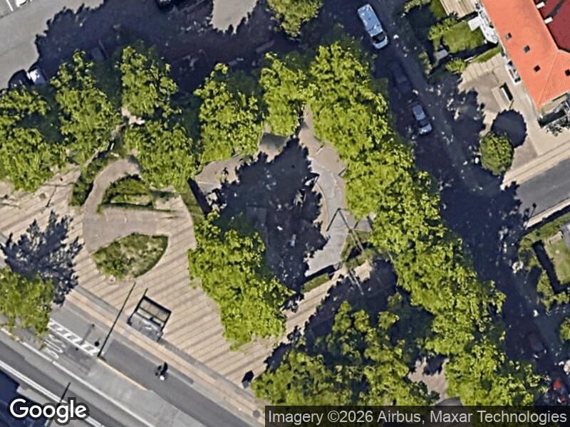 Satellitfoto af Legepladsen på Grøndal Torv
