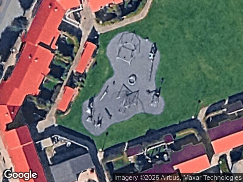 Satellitfoto af Legepladsen v. Bredagerløkken