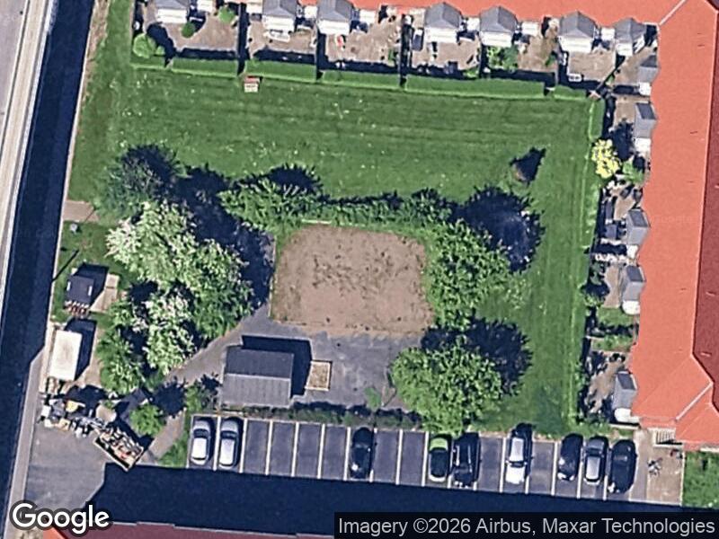 Satellitfoto af Legepladsen v. Baneløkken