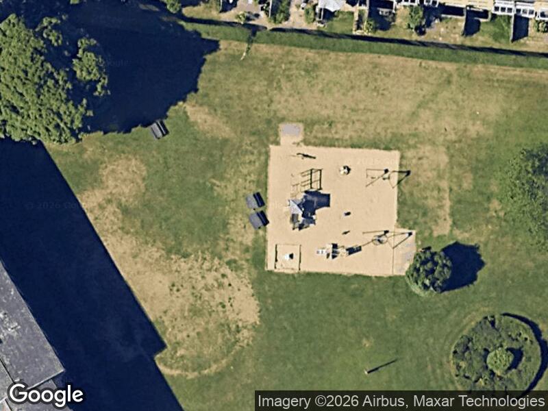 Satellitfoto af Legepladsen v. Mølleløkkevej